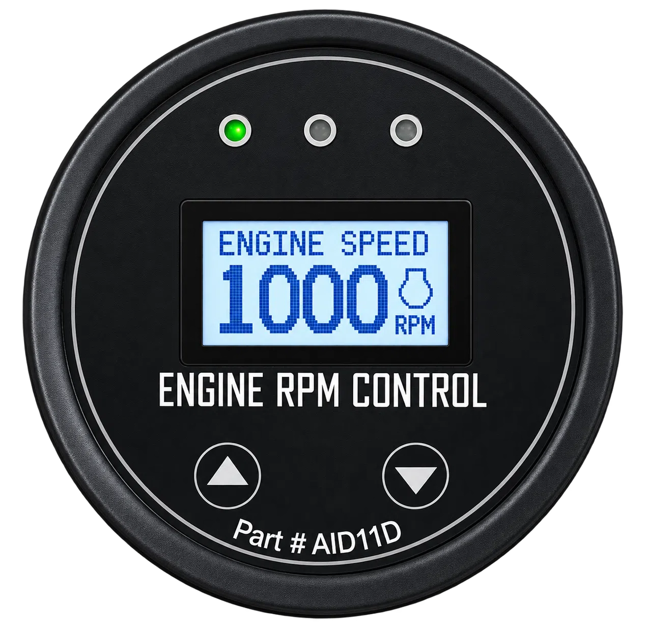 Circular HMI touch display